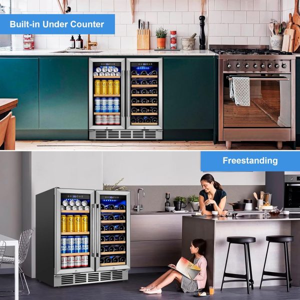 FoMup Stainless Steel Beverage Fridge 6.2 cu ft-1