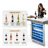 BODEGA Dual Zone Wine Cooler 46 Bottle Black Under Counter-8