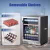 Kalamera Beverage Refrigerator Stainless Steel 5 Cubic Feet-2