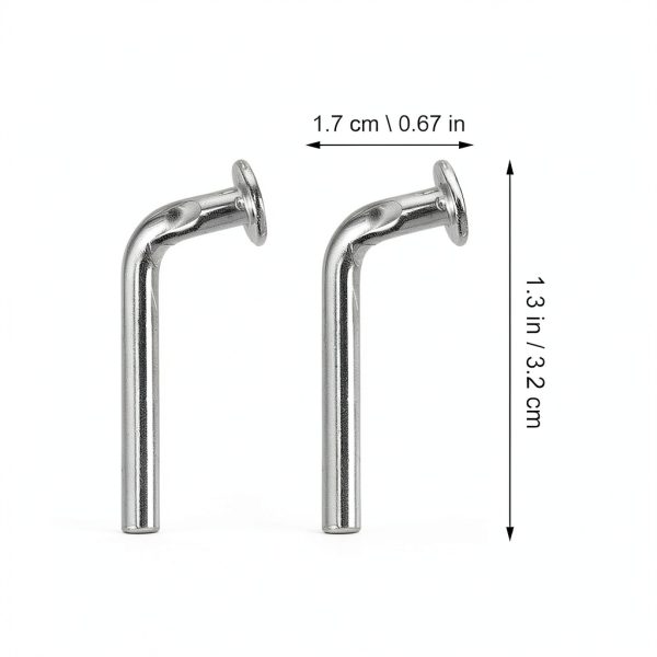 Universal Pallet Rack Drop Pin Gatuida M5x5mm Silver Lock Bolt 100pcs-3