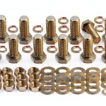 304 Stainless Steel Hex Bolt Set YUNSHAN 12 Piece Corrosion Resistant-0