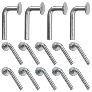 Universal Pallet Rack Drop Pin Gatuida M5x5mm Silver Lock Bolt 100pcs-0