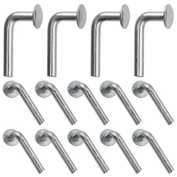 Universal Pallet Rack Drop Pin Gatuida M5x5mm Silver Lock Bolt 100pcs-0