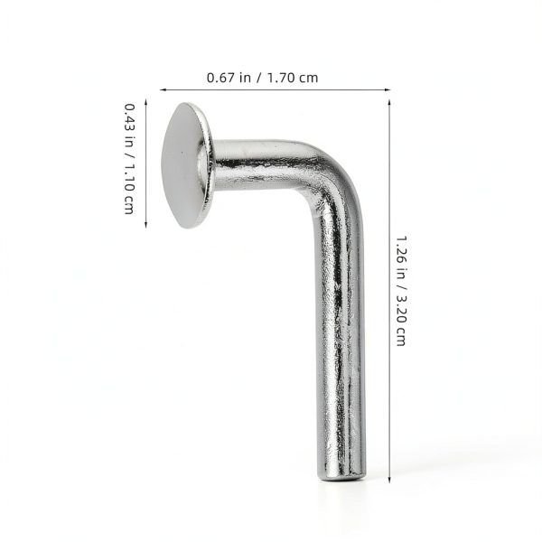 Universal Pallet Rack Drop Pin Gatuida M5x5mm Silver Lock Bolt 100pcs-4