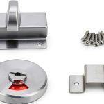 Door Lock Indicator JRT49 Stainless Steel Lock Bolt for Restroom-0