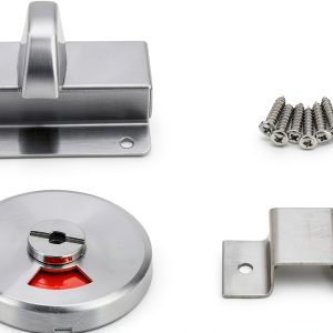 Door Lock Indicator JRT49 Stainless Steel Lock Bolt for Restroom-0