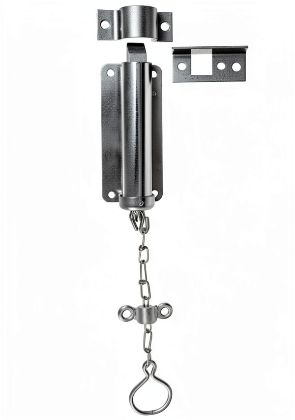 Chain Bolt 4" Zinc Plated National Hardware N236-336 Heavy Duty-0