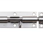 Bolt BATTALION 6in Lock Bolt Heavy Duty Zinc Barrel Slide Padlockable-0