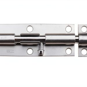 Bolt BATTALION 6in Lock Bolt Heavy Duty Zinc Barrel Slide Padlockable-0