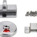 Bathroom Privacy Bolt Door Lock Fdit Stainless Steel Vacant Indicator-0