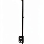 D&D Technologies QB124 Q-Bolt Drop Bolt, Padlockable with Padlock Storage Feature, for Square Post Metal Gates, 24" Length-0