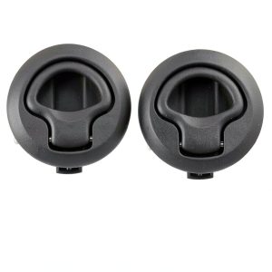 Black Non Locking Flush Boat Deck Latch 2PCS ATIUHIFR Plastic-0