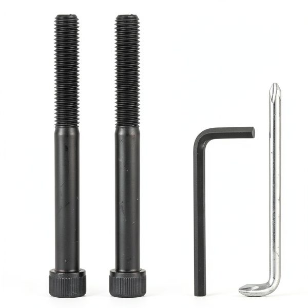 Alloy Steel Arm Bolts for Herman Miller Aeron Chair Replacement Kit, with Hexagon Spanner - 2 Pack(Black)-0