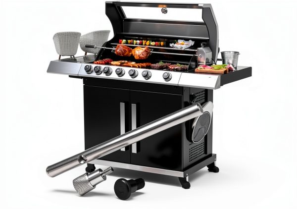Locking Pin and Spring Kit with 4 Pcs Griddle Short M6 Step Bolt for Blackstone Griddles with Flexfold Legs 2020, 2277, 2344, 2350, Gas Griddles with Side Shelves 2295, 2307, 2309, 2310-4