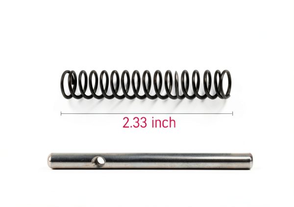 Locking Pin and Spring Kit with 4 Pcs Griddle Short M6 Step Bolt for Blackstone Griddles with Flexfold Legs 2020, 2277, 2344, 2350, Gas Griddles with Side Shelves 2295, 2307, 2309, 2310-1