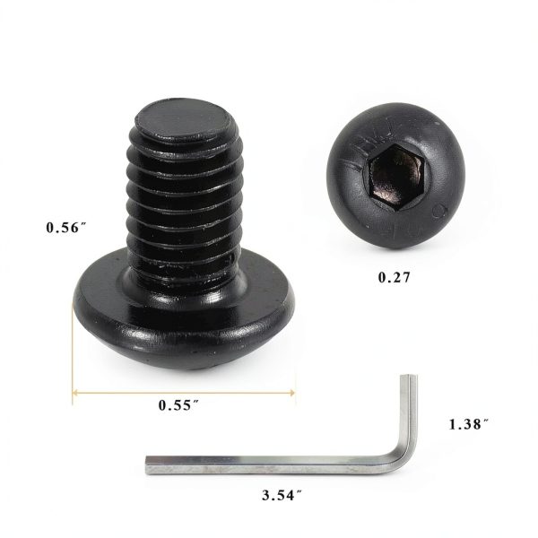 Locking Blade Bolt Kit YCQDDA 14-46-2075 for 2522-20 3" Hex Wrench-1